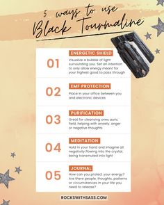 the five ways to use black tourmaline