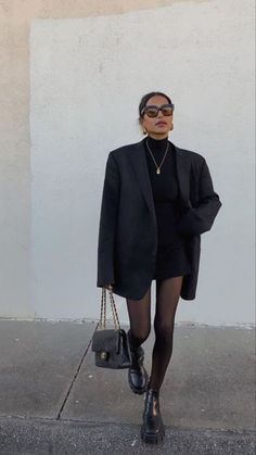 Pose Mode, Adrette Outfits, Blazer Outfit, Looks Black, Autumn Outfit