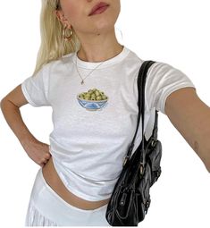 PRICES MAY VARY. Material: Women y2k crop tops 2000s aesthetic baby tee t shirts are made of 100% cotton material, lightweight, safe to skin and easy to wash. No worrying that it will do harm to your skin. Design: Going out tops for women, baby tees trashy y2k cutecore gyaru aesthetic pinterest shirt, short sleeve, round neck, solid color/pattern print, slim fit, crop tops, very all-match. Occasion: Womens kawaii retro chic fashion cropped tops are suitable for casual daily wear, outdoor activit Y2k Cutecore, Gyaru Aesthetic, Estilo Harajuku, Aesthetic Baby, Y2k Outfit Ideas, Slim Fit Crop Top, Sublimation Ideas, Cherry Cake, Baby Graphic Tees