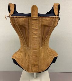 Historic Pattern Database – Genesee Country Village & Museum 1840 Corset, 1860s Corset, Stays Pattern, Corset Patterns, Pirate Corset, Historical Clothing Patterns, History Bounding, Girls Corset, Regency Era Fashion