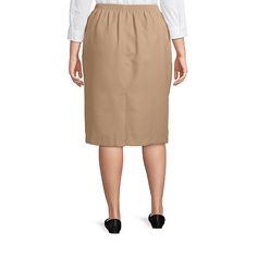 Slip into our suit skirt for a polished and professional look.Front Style: Flat FrontClosure Type: Elastic BackPockets: 2 Side Slip PocketsRise: At WaistApparel Length: 27.5 InchesFiber Content: 100% PolyesterFabric Description: KnitLining: UnlinedSkirt Length: Knee LengthCare: Machine WashCountry of Origin: Imported Classic Pencil Skirt For Daywear, Short-length Relaxed Fit Pencil Skirt For Work, Classic Pleated Pencil Skirt For Work, Short Relaxed Pencil Skirt For Workwear, Relaxed Fit Short Pencil Skirt For Workwear, Classic Knee-length Skirt For Daywear, Office Pencil Skirt Suit With Lined Skirt, Lined Pencil Skirt Suit For Office, Pencil Skirt Suit With Lined Skirt For Office