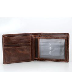 This wallet is cleverly laid out to form a stylish and convenient-to-carry accessory that delights every man. This functional wallet is fashioned with genuine leather material which affirms undeniable comfort and durability. Featuring a short length and interior compartments, these wallets exude a charming vibe.


Specifications

Item Type: Wallet
Interior: Interior Compartment,Photo Holder,Note Compartment,Card Holder
Lining Material: Genuine Leather
Style: Fashion
Genuine Leather Type: Cow Lea Purse Fashion, Photo Holder, Short Wallet, Photo Holders, Men Vintage, Every Man, Leather Wallet Mens, Brown Fashion, Leather Material