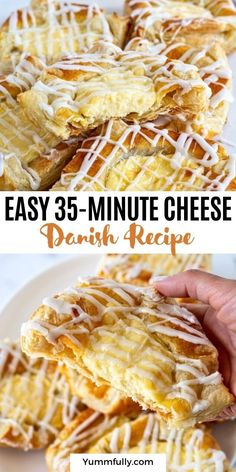 easy 3 - minute cheese danish recipe is the perfect appetizer for any special occasion