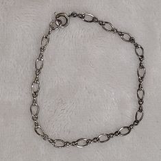 Sterling Silver Chain Bracelet Silver Chain Charm Bracelet, Chain Bracelet Silver, Chain Charm Bracelet, Silver Chain Bracelet, Bracelet Silver, Sterling Silver Chain, Women Accessories Jewelry, Chain Link Bracelet, Sterling Silber