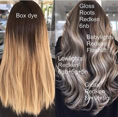 Dyed Hair Drawing, Shades Eq Formulas, Redken Formulas, Root Shadow, Hair Formulas, Hair Formula, Hair Education, Redken Hair Color, Box Dye