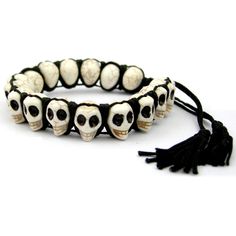 "There are 5 different and Unique Designs to choose from. Ask for a change of color of the tassel. Skull Bracelet with Black Eyes and Black Thread with Black Tassel. One Skull Black Eye bead along with Lotus Seed Beads ( kamal Gatta Seed) and Silver Bead in Stretch Cord / elastic. Skull Beads Bracelet with one bead of Kamal Gatta ( Lotuis Seed Beads) and Black Tassel. Skull Beads Bracelet with Om Pendant in Silver with Silver Hook. 3 Number of Skull Beads with Red Sandalwood beads and Adjustable Halloween Skull Bracelets With Skull Print, Halloween Skull Print Bracelet Gift, Adjustable Skull Jewelry In A Spiritual Style, Adjustable Handmade Skull Bracelets, Handmade Casual Skull Bracelets, Handmade Casual Skull Bracelet, Casual Handmade Skull Bracelets, Adjustable Skull Bracelet As Gift, Adjustable Skull Bracelets As Gift