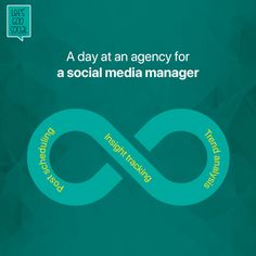 the cover of a social media manager's book, with an image of a green and