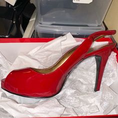 Women’s Dark Red Patent Guess By Marciano Open Toe Heels Size 10m In Original Box Never Worn. Only Tried On Red Patent Leather Slingback Pumps For Formal Occasions, Red Patent Leather Slingback Pumps With Red Sole, Elegant Red Heels With Medium Width, Elegant Red Heels Medium Width, Red Heels For Evening, Red Medium Width Heels For Evening, Formal Red Round Toe Heels, Red Medium Width Evening Heels, Elegant Red Medium Width Heels