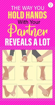 the cover of the book how to hold hands with your partner revealed by a lot