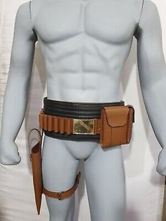 sponsored - Mandalorian Gun belt with High-quality Material used, 100% Genuine Leather belt with buckle and shoulder harness strap. The western gun belt holster is very stronger. Bulletproof Clothing, Mandalorian Costume, Star Wars Accessories, Star Wars Outfits, Belt Holster, Anime Cosplay Costumes, Waist Pouch, Cosplay Props, Costume Cosplay