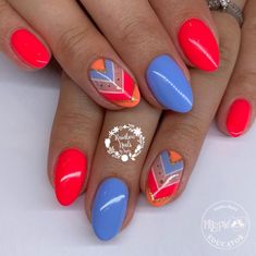 Summery Nails, Nails Only, Get Nails, Rainbow Nails, Fancy Nails, Short Acrylic Nails, Creative Nails, Holiday Nails, Trendy Nails