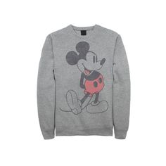 Michigan Wolverines M-I-C-K-E-Y! You'll be the leader of the club with this men's Mickey Mouse sweatshirt. Crewneck Long SleevesFABRIC & CARE Cotton, polyester Machine wash Imported M-I-C-K-E-Y! You'll be the leader of the club with this men's Mickey Mouse sweatshirt. Licensed Character M-I-C-K-E-Y! You'll be the leader of the club with this men's Mickey Mouse sweatshirt. Size: XXL. Color: Med Grey. Gender: male. Age Group: adult. Pattern: Graphic. Material: Fleece. Winter Athletic Heather Top With Graphic Print, Casual Mickey Mouse Tops For Winter, Casual Mickey Mouse Sweatshirt For Winter, Mickey Mouse Long Sleeve Sweatshirt For Fall, Mickey Mouse Crew Neck Top For Winter, Fall Mickey Mouse Crew Neck Sweatshirt, Mickey Mouse Sweatshirt For Winter Streetwear, Casual Mickey Mouse Sweatshirt For Streetwear, Casual Mickey Mouse Crew Neck Sweatshirt