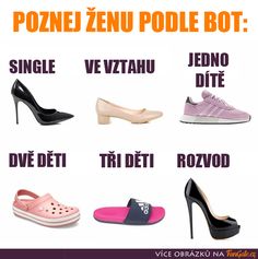 various types of women's shoes with the words in spanish and english on them