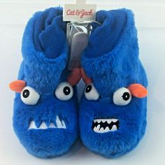 Toddler Boys' Gilberto Monster Booties Slipper - Cat & Jack Blue M(7/8) These Slippers Are New. No Box Or Tags Included As These Were Used For Store Display. Never Worn Out Of The Store Ships Within 1 Business Day Of Receiving Payment Cute Winter Booties For Playtime, Blue Non-slip Round Toe Booties, Blue Non-slip Booties For Playtime, Casual Blue Booties For Playtime, Blue Casual Booties With Round Toe, Casual Blue Booties With Round Toe, Casual Blue Round Toe Booties, Casual Blue Booties For Spring, Casual Blue Winter Booties