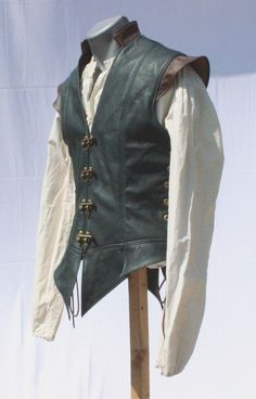 Leather Jerkin, Medieval Fantasy Clothing, Medieval Outfit, Knight Outfit, Ren Faire Outfits, Medieval Clothes, Fair Outfits, Fest Outfits, Adventure Outfit