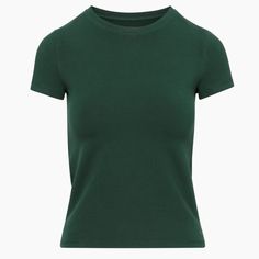 Aritzia Tna Hold-It Ortiz T-Shirt Scarab Green (Dark Forest Green) Size Small Super Nice Material In Brand New Condition Sold Out On Aritzia’s Website! Aritzia Tna, Green Shirt, Slim Fit Shorts, A New Day, Disney Outfits, Colorful Shirts, Slim Fit, Womens Tops, Tops & Tees