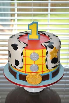 a birthday cake for a one year old boy