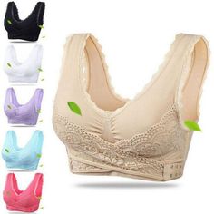 Description: * 100% brand new high quality! 1. The entire underwear has no steel ring, padding, no cotton pad, no pressure. 2. Cross-brace double protection cup to prevent light from leaving, keep the shape of the cup lasting, no deformation, cross buckle. 3. Full cup, fixed shoulder strap, good shaping effect, effectively collect the surrounding milk and fat to prevent the chest from expanding. 4.Natural high-quality fine material, healthy and comfortable, breathable, perspiration, lace trim. 5 Front Closure Bra, Sleep Bra, Medusa Tattoo, Comfy Bra, Lace Side, Comfortable Bras, Shoulder Pain, Support Bras, Pusheen