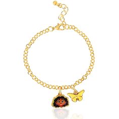 Revel in the magic of the family Madrigal with a Disney Encanto bracelet set for Disney fans of all ages. Encanto bracelet trio includes one beaded stretch bracelet, one gold-plated charm bracelet, and one pink charm bracelet. Encanto charms feature a butterfly, flower, and Mirabel Madrigal. These Disney jewelry bracelets make for a great Disney Christmas gift, Disney Hanukkah gift, and Disney birthday gift. Gold Themed Adjustable Charm Bracelet, Adjustable Gold Themed Charm Bracelet, Encanto Bracelet, Disney Hanukkah, Disney Christmas Gifts, Disney Jewelry Bracelet, Family Madrigal, Pink Charm Bracelet, Bracelet Trio