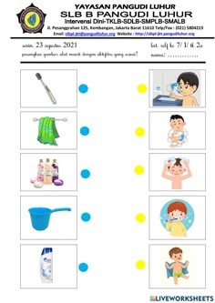 the worksheet is filled with pictures and instructions to help children learn how to wash their hands