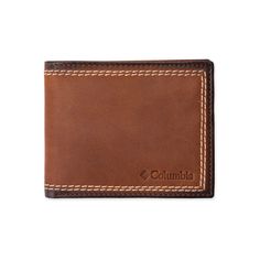 Ideal for life on the go, this RFID bifold traveler wallet by Columbia lets you carry cash, cards, and more in a slim profile wallet that minimizes bulk. Ideal for life on the go, this RFID bifold traveler wallet by Columbia lets you carry cash, cards, and more in a slim profile wallet that minimizes bulk. FEATURES RFID-blocking interior fabric lining helps protect your information Traveler bifold silhouette Designed for extra capacity with less bulk Contrast edge stitching 7 card slots 2 slip p Casual Bifold Travel Wallets, Brown Trifold Wallet With Coin Pocket For Travel, Travel Trifold Wallet With Coin Pocket, Casual Travel Wallets With Coin Pocket, Casual Travel Wallet With Coin Pocket, Trifold Wallet With Id Window For Travel, Travel Bifold Wallet With Rfid Blocking, Durable Bifold Wallet For Everyday Use, Casual Trifold Wallets For Everyday Use