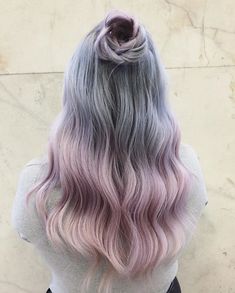 Shaggy Hair, Ombre Fashion, Unicorn Hair, Pastel Hair, Hair Inspiration Color, Beauty Ideas, Medium Hair, Hair Colors