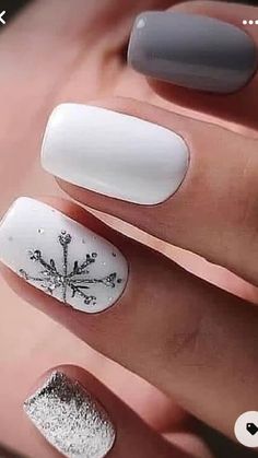 Her Nails, Short Acrylic Nails Designs, Pretty Christmas, Fancy Nails, Chic Nails