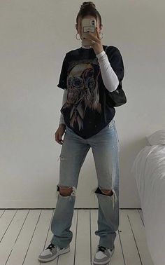 Pakaian Hipster, Haircut Selfie, Photo Hijab, Cute Hairstyle, Hijab Girl, Tomboy Outfits, Streetwear Fashion Women, Swaggy Outfits