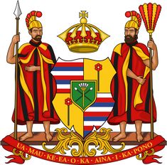 File:Royal Coat of Arms of the Kingdom of Hawaii.svg - Wikimedia Commons Hawaiian Monarchy, Byu Hawaii, Friday Harbor, Hawaiian Art, University Of Hawaii, Legends And Myths, Island 2, Historical Society, May 31