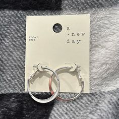 Cute Silver Lever Back Hoops, Thin And Very Pretty. Silver Hoops, Jewelry Silver, A New Day, New Day, Silver Jewelry, Jewelry Earrings, Women Jewelry, Silver, Women Shopping