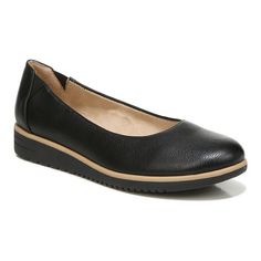 A casual, cool, wear-everywhere staple. From SOUL Naturalizer, these Idea Ballet flats with a flex groove bottom goes where you go! SHOE FEATURES Fabric, eco/fabric or manmade upper with an almond toe Slip-on ballet flat with elastic goring for extra flexibility All-Thru Comfort: soft foam lining, arch support with memory foam, antimicrobial sock lining, lightweight and flexible outsoleSHOE CONSTRUCTION Synthetic or fabric upper Fabric lining Manmade outsole Upper and Counter lining: 100% recycl Black Ballet, Eco Fabric, Oxford Flats, Polyethylene Terephthalate, Naturalizer Shoes, Black Ballet Flats, Flats Shoes, Women's Flats, Ballet Flat Shoes