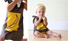 two pictures of a toddler sitting on the floor and one is holding a toothbrush in her mouth