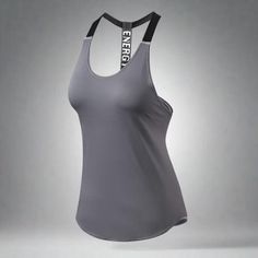 Achieve your best workout with our women's Energy Athletic Top! Designed for ultimate comfort, style, and function, this workout tank for women is perfect for any yoga or fitness routine. Crafted from high-quality fabric, it wicks away moisture, keeping you cool and comfortable through the toughest workouts. The unique design and flattering cut add a fashionable touch, while the stretchy fabric ensures freedom of movement. Available in various colors and sizes, this workout tank for women fits y Gray Activewear With Light Support And Athletic Fit, Stretch Functional Yoga Tank Top, Functional Stretch Tank Top For Yoga, Compression Moisture-wicking Tank Top For Yoga, High Stretch Tank Activewear For Yoga, Stretch Racerback Activewear For Workout, Sporty High Stretch Tank Top For Training, Moisture-wicking Stretch Tank Sports Bra, High Stretch Functional Racerback Top