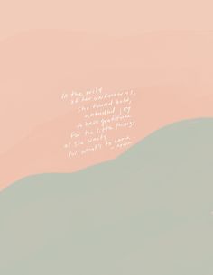 a pink and blue background with a quote on it