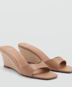 in stock Wedge Heel Sandals, Womens Wedges, Wedge Heels, Sandals Heels, Mango, Pick Up, In Store, Wedges, Buy Online