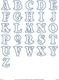 the alphabet is drawn in blue ink and it looks like letters are made out of paper