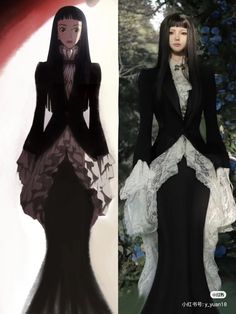 Paradise Kiss Dress, Vampire Clothes Women, Good Poses For Pictures, Cosplay Aesthetic, Vestidos Anime, Paradise Kiss, Random Items, Gothic Lolita