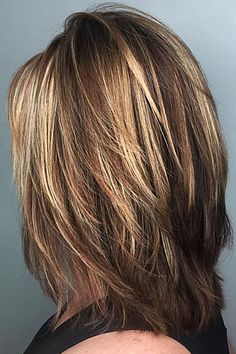 Bob Hairstyles - Get It Today! For more details, click to visit. Dimensional Highlights, Haircuts Layered, Modern Shag Haircut, Haircuts For Medium Length Hair, Medium Layered Haircuts, Medium Layered Hair, Layered Hairstyles, Medium Layered, Hair Indian