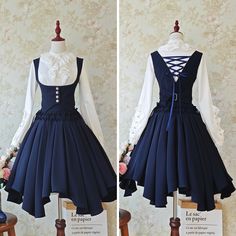 A classic lace-up vest and high-waisted blooming skirt that will make you look dramatic. The vest has a lace-up decoration on the back, and the skirt has a silhouette with many pleats and a lace-up decoration on the waist. For an elegant and classical young lady. 
 
 Delivery schedule 
 
 It will take about one and a half to two months from order to delivery. 
 
 
 Item 
 
 Best 
 Skirt 
 
 
 Size 
 
 
 Best 
 
 S size 
 
 Length: 41.5cm 
 Underbust: 78cm 
 Waist: 70cm 
 
 M size 
 
 Length: 42c Sleeveless Dresses With Corset Back For Costume Party, Sleeveless Corset Dress For Costume Party, Gothic Sleeveless Suspender Dress, Spring Costume Party Sleeveless Corset, Spring Sleeveless Corset For Costume Party, Sleeveless Corset Dress With Lace-up Back, Fitted Sleeveless Vintage Suspender Dress, Vintage Sleeveless Corset Dress With Ruffles, Gothic Sleeveless Suspender Dress For Spring