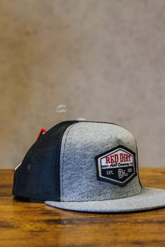 Description: Custom Heather Grey/Black 5 panel style snapback cap featuring the new “Diamond Sign” patch. Gray Urban Snapback Hat For Streetwear, Gray Casual Trucker Hat With Logo Patch, Urban Gray Snapback Hat, Gray 5-panel Hat For Streetwear, Gray Trucker Hat With Logo Patch And Curved Bill, Gray Trucker Hat With Logo Patch, Streetwear Six-panel Snapback Hat With Logo Patch, Gray Adjustable Snapback Hat Six-panel, Diamond Patch