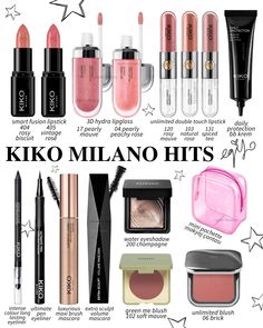 Kiko Milano Best Products, Best Kiko Products, Kiko Milano Lip Combo, Kiko Lip Combo, Kiko Products, Makeup Kiko, Simple Makeup Tips, Face Art Makeup, Makeup Shades