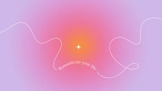 an orange and pink background with the words permutizing you life written in white