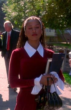 Black Librarian Aesthetic, Old Money Outfits Black Women, 90s Fashion Preppy, Preppy Black Women, Black Preppy, Stacey Dash, Sixth Form