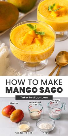 how to make mango sago is an easy and delicious dessert that's ready in under 30 minutes