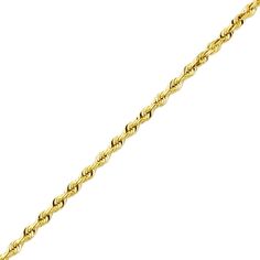 Add a touch of sophistication to your jewelry collection with our 10k Women's Yellow Gold Solid Diamond Cut Rope Necklace. This necklace is crafted from high-quality 10k yellow gold and features a diamond cut rope design that sparkles with every move. The necklace is perfect for everyday wear or special occasions, and it makes a wonderful gift for any occasion. Real Gold Chains, Clean Gold Jewelry, Rope Chain Necklace, Chain For Women, Rope Design, Women Diamond, Rope Necklace, Yellow Diamond, Chains For Men