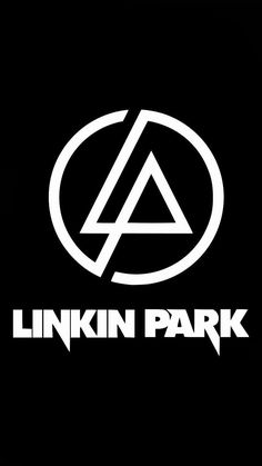 the linkin park logo on a black background