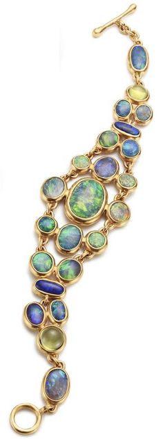 Louis Comfort Tiffany opal and 18K gold bracelet. Antiques Roadshow, 18k Gold Bracelet, Louis Comfort Tiffany, Arm Bracelets, Miami Design