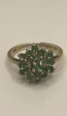 Rich and very bright Peridot green ring Sterling silver with rhodium finish Size 7 can be sized by my jeweler. His service charge is $10 All rings are shipped in a nice gift box. Check out our over a THOUSAND great reviews Engraving is $4 per letter and is not always perfect depending on the piece. It can take a few days if the jeweler is busy. This is payable to Paypal Judithsltd@gmail.com Black Agate Stone, Green Rings, Peridot Green, Gothic Rings, Green Peridot, Heart Locket, Chandelier Earrings, Sterling Ring, 925 Sterling Silver Ring