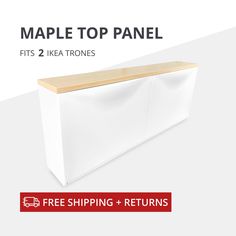 the maple top panel fits 2 ikea troness for free shipping and returns