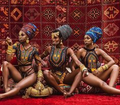 Afrikaanse Kunst, Afrikaanse Mode, Swimwear Model, Three Women, Dior Haute Couture, African Queen, Afro Punk, African Style, Afro Art